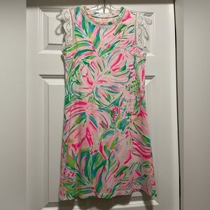 Lilly Pulitzer Agee Dress In Multi Croc My World -  XXS